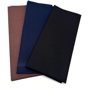 Angel Çanta Aksesuar 120 X 50  Cm Pamuklu Astarlık Kumaş Seti (Lacivert, Siyah, Koyu Kahve)