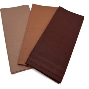 Angel Çanta Aksesuar 120 X 50  Cm Pamuklu Astarlık Kumaş Seti (Koyu Kahve, Açık Kahve, Sütlü Kahve)