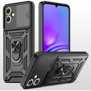 Samsung Galaxy A06 Kılıf Kamera Koruma Sürgülü Mıknatıslı Stand Özellikli Silikon Tank Kapak