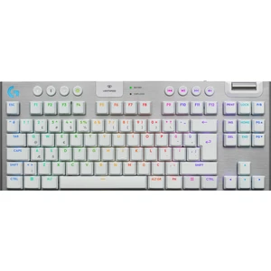 G915 x Lıghtspeed Tkl Düşük Profilli Rgb Aydınlatmalı Gl Blue Pc/mac Için Kablosuz Ingilizce Q Oyun Klavyesi, Beyaz