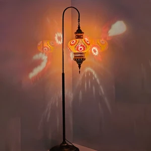 Tekli No 5 Mozaik Lambader, Ayaklı Lamba, Köşe Lambası