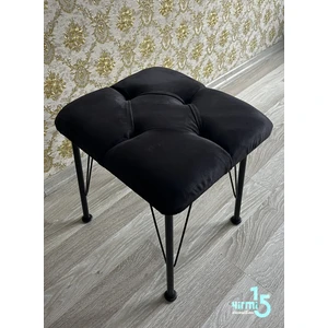Siyah Puf Metal Ayaklı Puf Novoluxpuf Bench & Puf