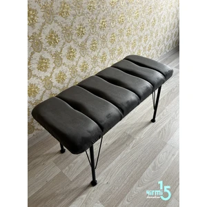 Metal Ayaklı Füme Eco Puf-Bench - Füme Bench