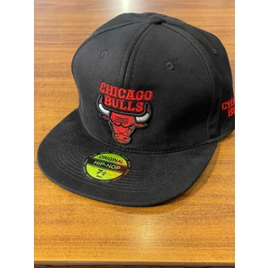 Chicago Bulls Nakışlı  Pamuklu Hip Hop Snapback Rapper Basket Cap Şapka