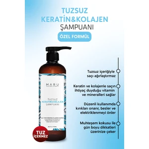 Maru Tuzsuz Keratin Ve Kolajen Bağ Onarıcı Bakım Şampuan 750 ml 8699211721099