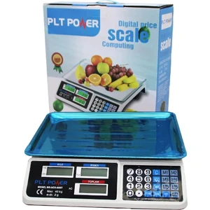 Plt Power 40 kg Şarjlı Elektronik Dijital Hassas Mutfak Manav Bakkal Kasap Pazarcı Terazisi