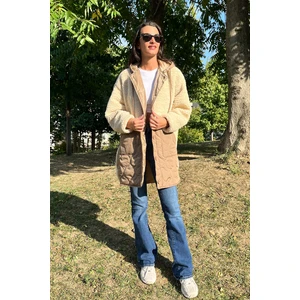 Love The Wind Uzun Peluşlu Kaban