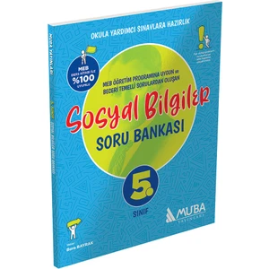 Muba Yayınları 5. Sınıf Sosyal Bilgiler Soru Bankası