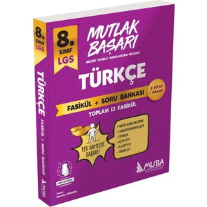 Muba Yayınları Mutlak Başarı 8. Sınıf - LGS Türkçe Fasikül - Soru Bankası