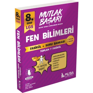 Muba Yayınları Mutlak Başarı 8. Sınıf - LGS Fen Bilimleri Fasikül - Soru Bankası