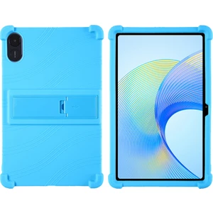 Digital Computer Home Honor Pad X9 ELN-W09 Yumuşak Silikon Tablet Kılıfı Pc Kickstand Koruyucu Tablet Kapağı-Gök Mavisi (Yurt Dışından)