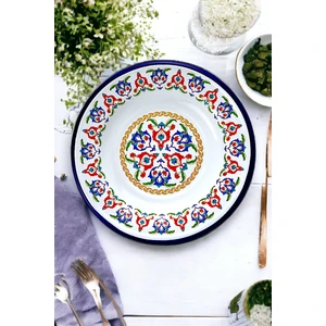İnci Emaye Emaye Yemek Tabak 24 Cm