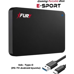 E-Sport 320 GB Harici Disk - Taşınabilir Disk - Taşınabilir Harddisk- Type-C (Pc-Tv-Android Uyumlu)