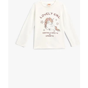 5Wmg10022Ak 010 Ekru Kız Bebek Jersey Kazak