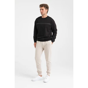 Erkek Baskılı Interlok Kumaş Sweatshirt