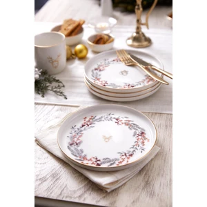 Kütahya Porselen Bone Joy 4 Parça 19 Cm Pasta Tabağı