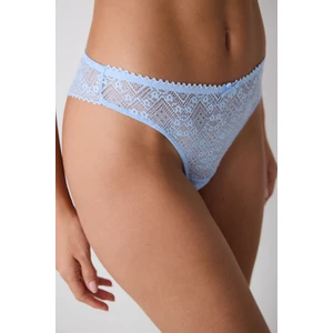 Lotus Lace Dantel Mavi Brazilian Külot