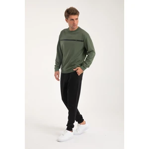 Erkek Baskılı Interlok Kumaş Sweatshirt