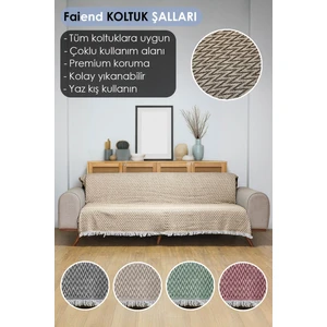 home Koltuk Örtüsü 160X 210 Cm Kanepe Çekyat Divan Berjer Örtüsü Pamuklu Yıkanabilir Sade Şal