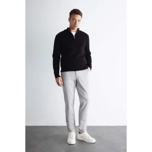 Jogger Pantolon Düğmeli Basic Düz Cepli Düz Paça T6317AZ24AU