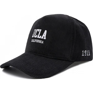 WINDSOR Kadife Siyah Baseball Cap Nakışlı - Unısex Şapka