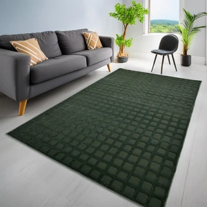 Giza Home Latte Yumuşak Peluş Dokulu Yeşil Çocuk Odası Oturma Odası Salon Mutfak Halısı Y465A_WM26