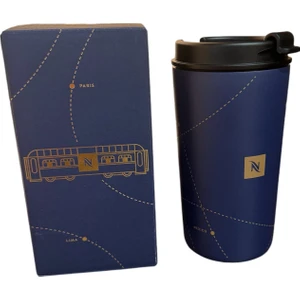 x Jean Imbert Serisi Nespresso Touch Dark Blue Limited Edition 400ML Termos