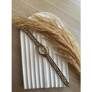Retro Minimal Hasır Kordon Vintage Kadın Kol Saati