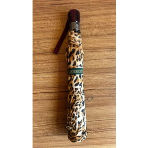 10 Telli Ahşap Saplı Yarı Otomatik  Bayan Şemsiye