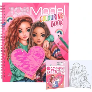 TOPModel Parıltılı Boyama Kitabı