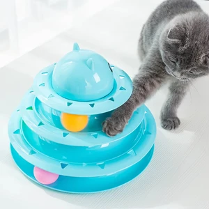 Eğlenceli Üç Katlı Kedi Oyuncağı Seti Oyuncağı