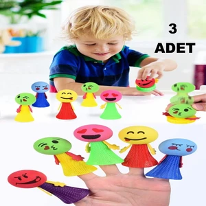 3 Adet Zıplayan Emoji Küçük Adam Sıçrayan Zıp Zıp Oyuncak Karne Hediyesi Doğum Günü Hediyesi