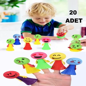 20 Adet Zıplayan Emoji Küçük Adam Sıçrayan Zıp Zıp Oyuncak Karne Hediyesi Doğum Günü Hediyesi