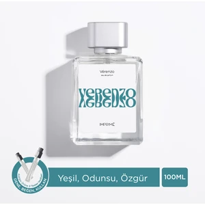 Imprimé Vérenzo EDP Unisex Parfüm 100 ml | Yeşil Odunsu | Elma, Lime, Mimoza, Karpuz, Sedir, Çam, Misk