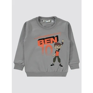 BEN10 Erkek Çocuk Sweatshirt 2-5 Yaş Gri