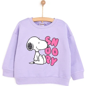 Snooze Baby Snoopy Snoopy Kız Sweatshirt Kız Bebek