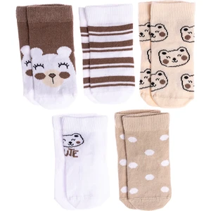 Hellobaby Kız Bear 5'li Soket Çorap Kız Bebek