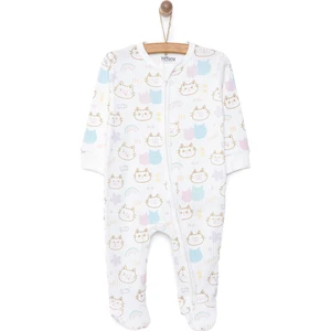 Yenidoğan Kız Patikli Tulum Kız Bebek