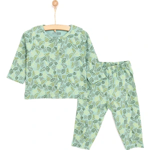 Hellobaby Kaşkorse Karışık Desen Uzun Kol Pijama Takımı