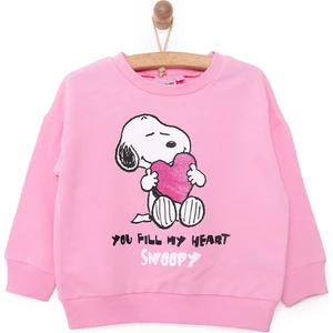 Snooze Baby Snoopy Snoopy Kız Sweatshirt Kız Bebek