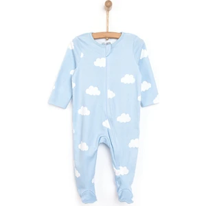 Hellobaby Yenidoğan Erkek  Patikli Tulum Erkek Bebek