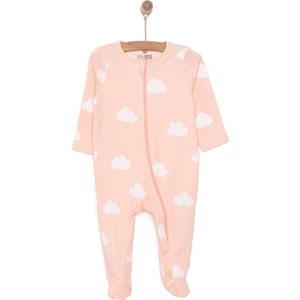 Hellobaby Yenidoğan Kız  Patikli Tulum Kız Bebek