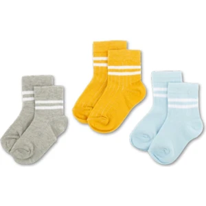 3'lü Pamuklu Çocuk Kolej Soket Çorap Bebek Unisex Kız Kadın Erkek Okul Çorabı, Beyaz Siyah Pembe