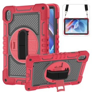 Huawei Matepad Se 11 Kırmızı + Siyah Için Pc + Silikon Tablet Kılıfı (Yurt Dışından)