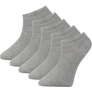 Four Solos Kadın 5'li Patik Pamuklu, Yumuşak ve Nefes Alabilir Bilek Çorapları