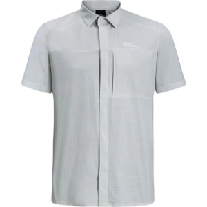Jack Wolfskin Vandra S/S Shirt M Erkek Gri Gömlek