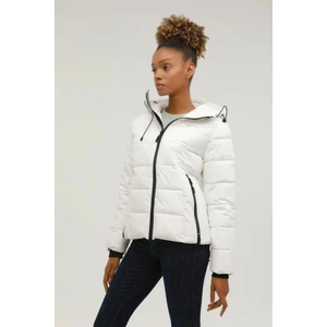 Apreski Coat Beyaz Renk Kadın Mont