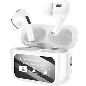 EW72 Bt 5.4 Dijital Dokunmatik Ekranlı Aktif Gürültü Engelleyici Airpods Bluetooth Kulaklık