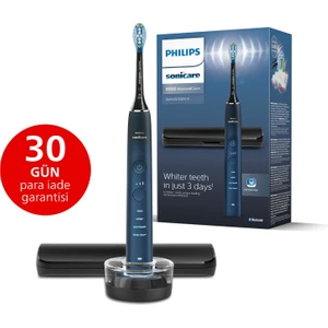 Sonicare Diamond Clean 9000 Şarjlı Diş Fırçası,Seyahat Kabı,Sonicare App - Siyah HX9911/88