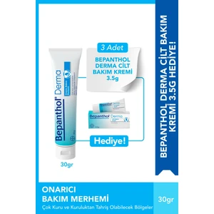 Derma Onarıcı Bakım Merhemi 30 G 3 Adet Cilt Bakım Kremi 3.5 G